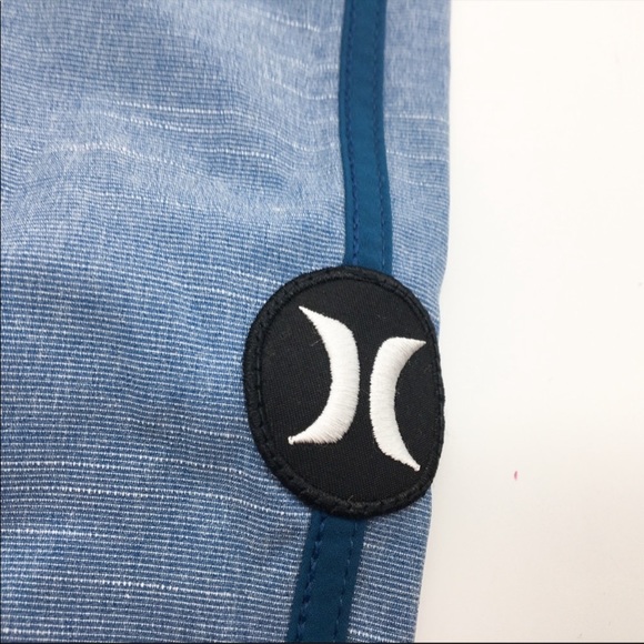 Hurley Men’s Size 34 Phantom Block Party Board shorts Blue Swim Shorts Pocket - Picture 3 of 6
